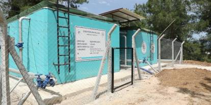 Muğla'da 450 metreküp kapasiteli içme suyu deposu hizmete girdi