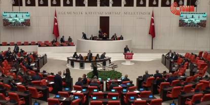 TBMM'de İmamoğlu afiş yasağı tartışması