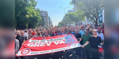 İzmir'de İZELMAN ve İZENERJİ işçileri grevde: Kültürpark'ta eylem