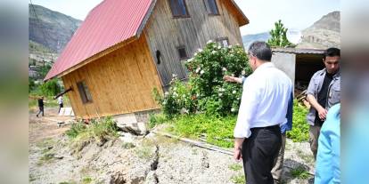 Erzurum'da heyelan sonrası kararlar: Yapılaşmaya izin verilmeyecek