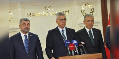 Memişoğlu, Mardin'de sağlık hizmetlerini değerlendirdi: Suriye'ye destek vurgusu