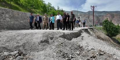 Erzurum'da heyelan sonrası 15 maddelik karar listesi