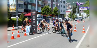 Ordu Triatlon Türkiye Kupası başladı: Yusuf Efe Gündüz damga vurdu