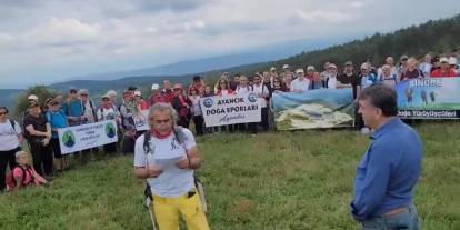 Sinop'ta maden sahası protestosu: 9 bin dönüm doğa tehlikede