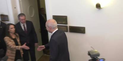 Kurtulmuş, DEM Partisi eş genel başkanlarını ziyaret etti: TBMM'deki 'Terörsüz Türkiye' süreci ele alındı