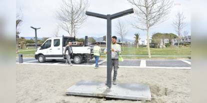 Sarımsaklı Plajı sezon hazırlıkları tamamlandı