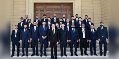 Bakü'de Minifutbol Dünya Şampiyonası ödül töreni