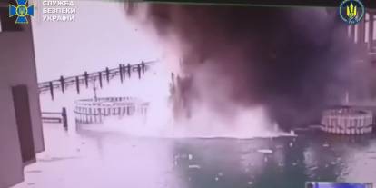 Ukrayna: Kırım Köprüsü'ne su altı patlaması