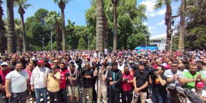 İzmir'de grev 7. güne girdi: İZELMAN işçileri zam teklifini oylayacak