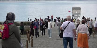 Salda Gölü'nde Kurban Bayramı öncesi güvenlik ve çevre tedbirleri arttırıldı