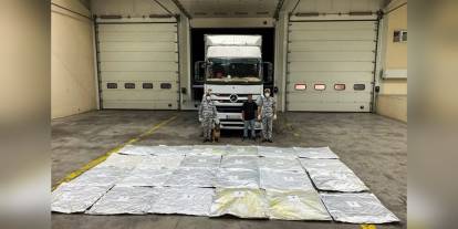 Nahçıvan'da 77 kilo esrar ele geçirildi