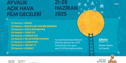 Ayvalık'ta Açık Hava Film Geceleri: Uluslararası Filmler Ayvalık'ta