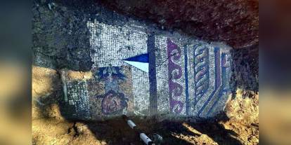 Kahramanmaraş'ta 1500 yıllık Roma dönemi mozaiği bulundu