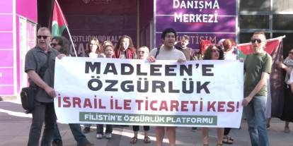 Ankara'da Madleen gemisi protestosu: İsrail'le tüm ticaret durdurulmalı