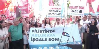 Ankara'da Filistin protestosu: ABD Büyükelçiliği önünde açıklama