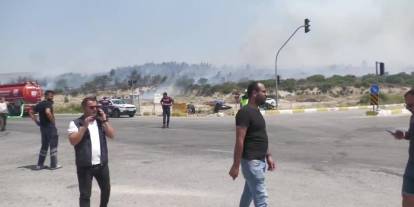 Foça'da orman yangını: 4 kişi gözaltında