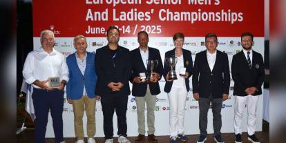 Antalya'da Avrupa Senior Golf Şampiyonası sona erdi: Soares ve Van Molle şampiyon
