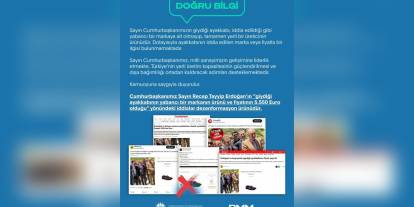 Cumhurbaşkanı Erdoğan'ın ayakkabısıyla ilgili dezenformasyon iddiası yalanlandı