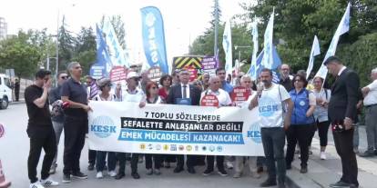 KESK Başkanı Karagöz: Kamu emekçileri yoksulluk ve güvencesizlikle karşı karşıya
