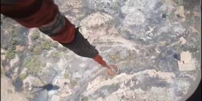 Bodrum Türkbükü'nde yangın: Ekipler havadan ve karadan müdahale ediyor