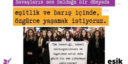 EŞİK'ten İsrail-İran Savaşı Açıklaması: 'Otoriter Eril Kafalar Dünyanın Sonunu Hazırlıyor'