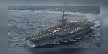 USS Ford, Doğu Akdeniz'e doğru ilerliyor