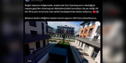 Erdoğan: Deprem bölgesinde 49 bin 56 iş yeri ve konut teslim edildi