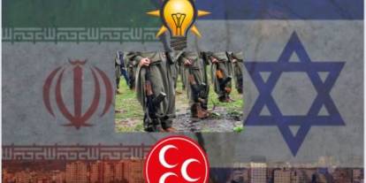 AKP ve MHP'nin yeni ortağı PKK, İsrail'in safında İran'a karşı savaşacak