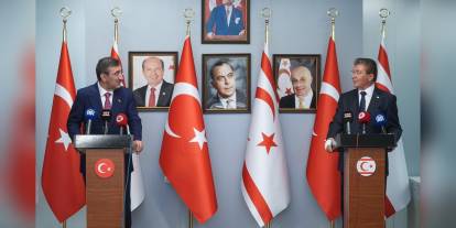 Cevdet Yılmaz KKTC'de: Tatar ve Üstel ile görüşmeler