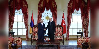 Erdoğan, Paşinyan'ı kabul etti: Bölgesel barış ve normalleşme görüşüldü