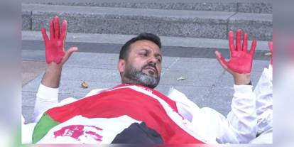 Brüksel'de Filistin protestosu: Gazze saldırıları kınandı