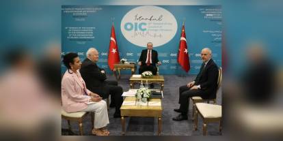 Cumhurbaşkanı Erdoğan, UNRWA Genel Komiseri Lazzarini ve BM Medeniyetler İttifakı Yüksek Temsilcisi Moratinos'u kabul etti