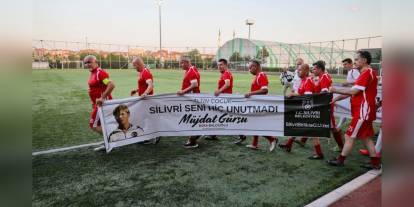 Silivri'de Müjdat Gürsu anısına veteran spor etkinliği