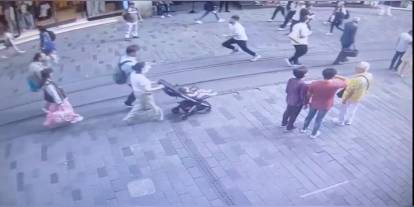 İstiklal Caddesi'nde kovalamaca: 68 suçtan aranan şüpheli yakalandı