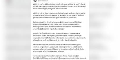 Altun: ABD'nin İran'a yönelik saldırısı Orta Doğu'da kaos yaratacak