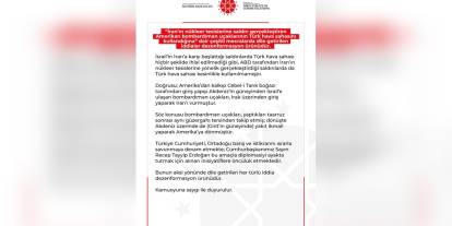 DMM: İran saldırılarında Türk hava sahası kullanılmadı