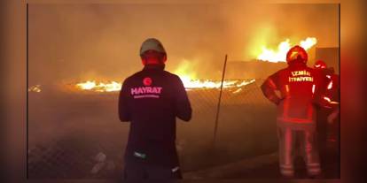 Aliağa'da orman yangını: 1 kişi gözaltında