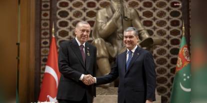Erdoğan, Berdimuhammedov ile görüştü: İkili ilişkilerin geliştirilmesi vurgulandı