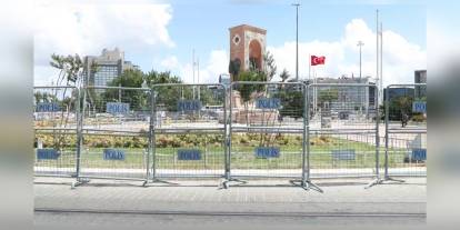 Taksim Meydanı'na yaya girişi kapatıldı: Metro ve füniküler hatları durdu
