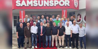 Samsunspor'un 60. yılı kutlandı: Birlik ve beraberlik mesajları verildi