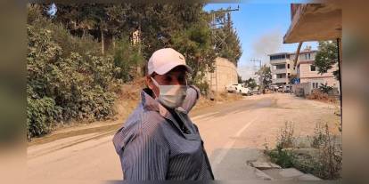 Hatay'da yangın: Bin 500 ev tahliye edildi