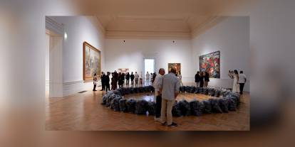 Ahmet Güneştekin'in 'Yoktunuz' sergisi Roma'da açıldı