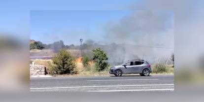Keban'da yangın çıktı: Ulupınar köyü tehlike altında