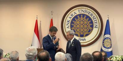 Ankara Üniversitesi Rektörü Ünüvar, Macaristan Liyakat Nişanı ile ödüllendirildi