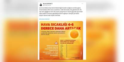 Murat Kurum: Önümüzdeki hafta sıcaklıklar ciddi şekilde artacak