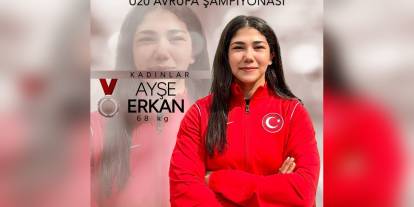 Ayşe Erkan Avrupa üçüncüsü oldu