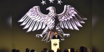 Şam'da yeni ulusal logo tanıtıldı