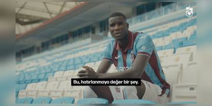 Onuachu: Trabzonspor'a dönüşüm kaderimdi, taraftarlar için döndüm