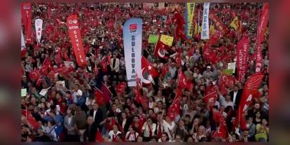 Amasya'da CHP mitingi: 'Erdoğan hodri meydan'