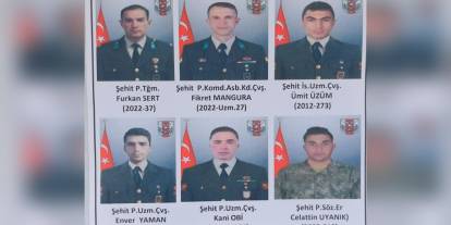 Hakkari'de şehit askerler için ikinci tören düzenlendi